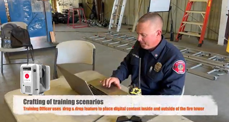 Crafting firefighting training scenarios in the City of Corona